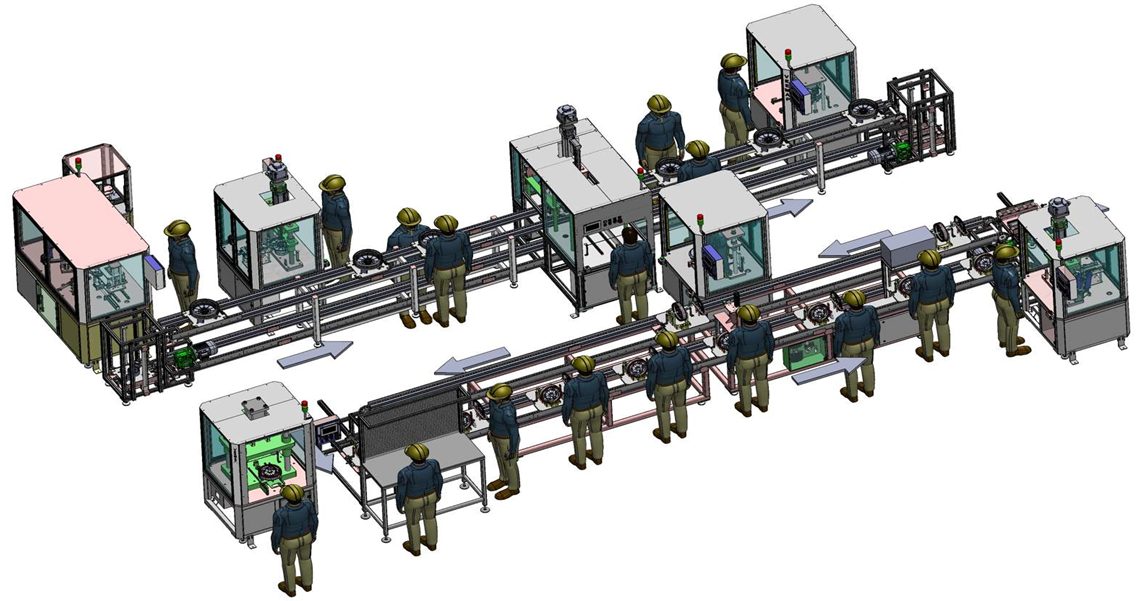 Complete plant — machines, conveyors and quality systems as one environment